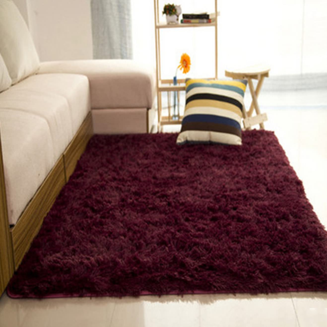 Amazon｜ツネユウ ラグ マット 洗える ラグマット 夏用 シャギー